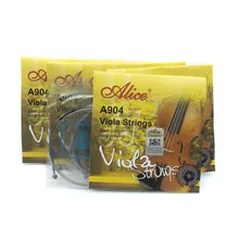 

5 Sets Alice A904 Viola Strings 4-string Set A-1 D-2 G-3 C-4 Steel Core Alloy Winding