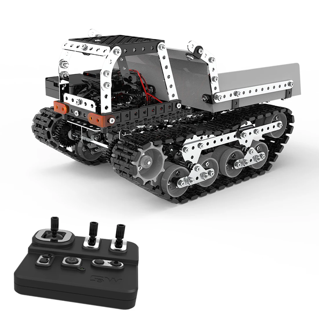 934 шт 2 4G 10CH RC Гусеничный самосвал сделай сам из нержавеющей стали сборка