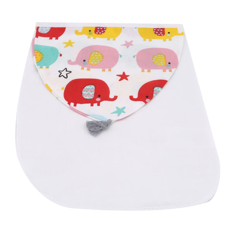 multicolor Elephant Бюстгальтер-полотенце для новорожденного мягкий марлевые полотенца для пота детей влаги впитывающие, дышащие Полотенца s для детей, детские товары - Цвет: multicolor Elephant