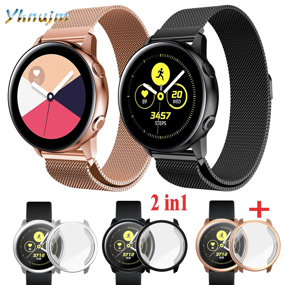 YHNUJM ремешок для samsung Galaxy Watch активный ремешок 20 мм быстросъемный ремешок для часов samsung Galaxy 42 мм Миланская петля