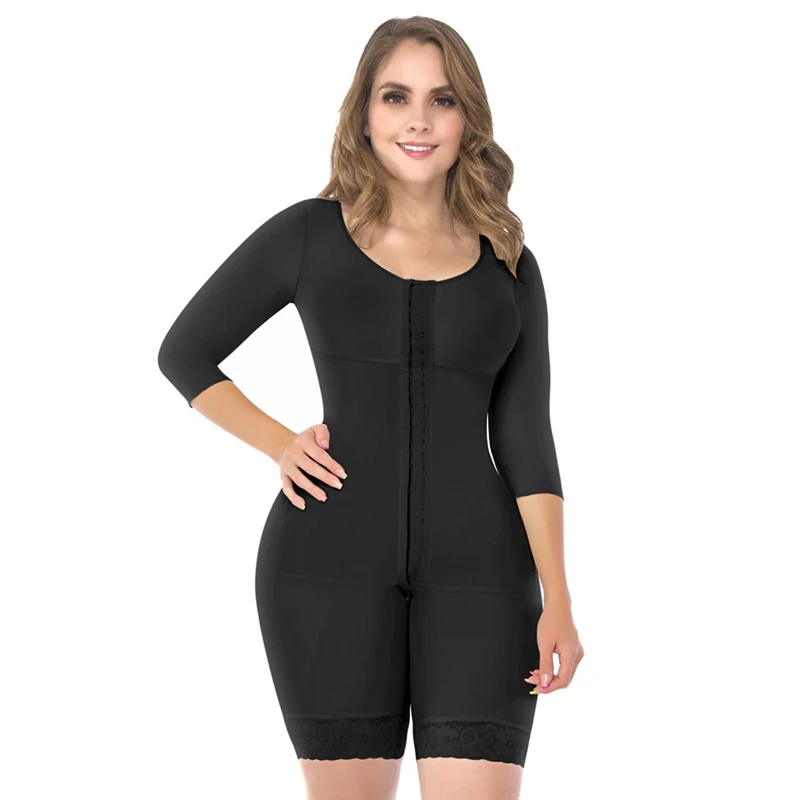 Post Surgery Full Body Shapewear Tummy Control And Butt-Lifting Effect With Built-In Bra For Women Sexy Bodysuit