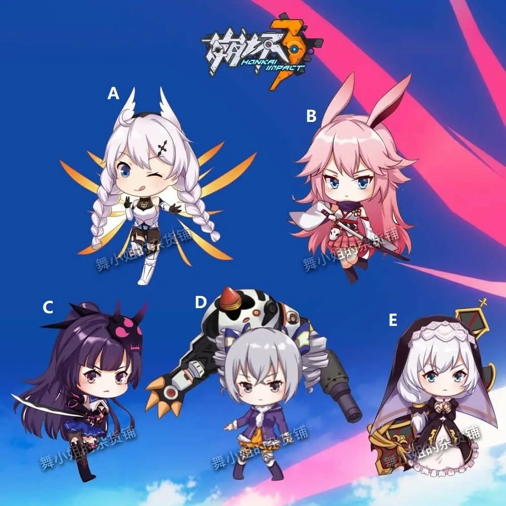 

Acrylic Keychain Keyring Strap Figure Game Honkai Impact 3 Yae Sakura Theresa