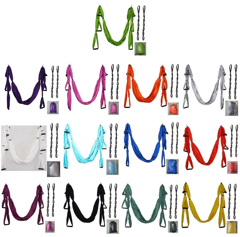Aerial Yoga Swing Set с 2 удлинителями взрослых шесть игрушек для пар комплект M7DC