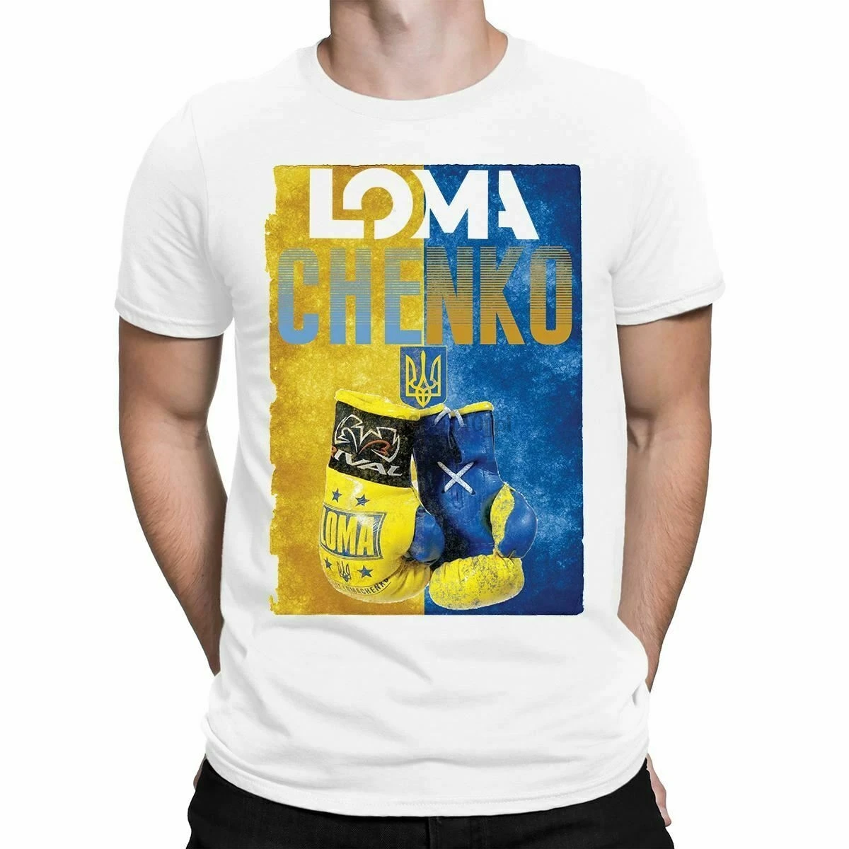 Футболка для занятий боксом Lomachenko Boxingharajuku уличная рубашка мужчин мужская