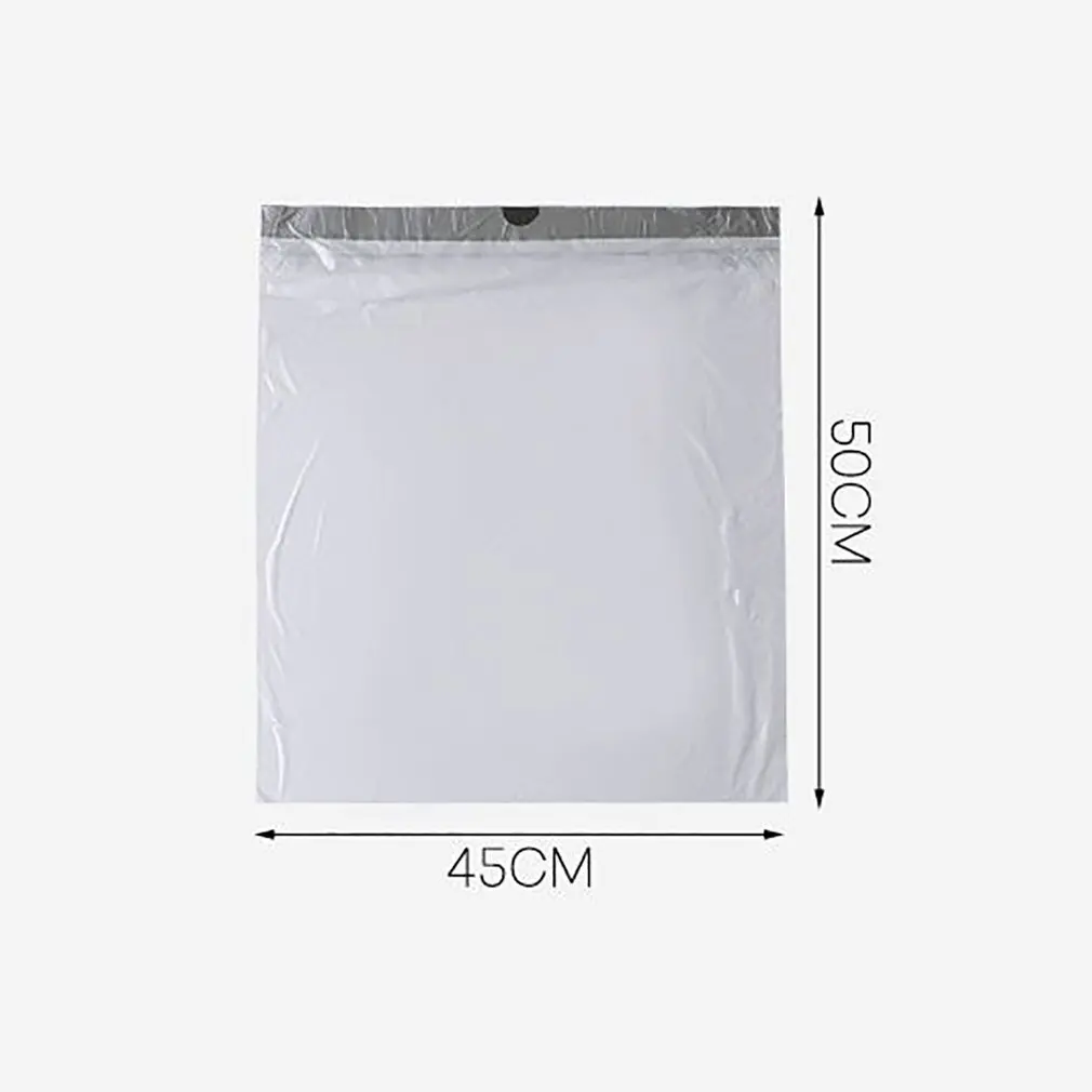 Drawstring Луч мешок для мусора кухня утолщение рулон, мешок для мусора портативный одноразовый бытовой пластиковый мешок