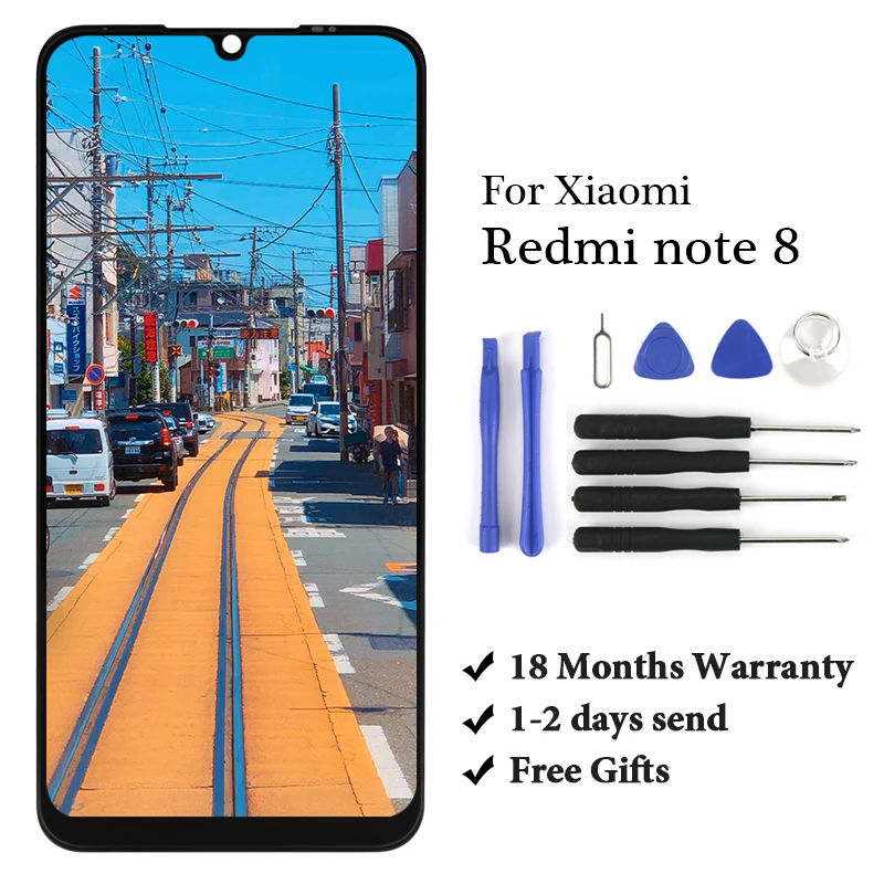 

1 PCS For RedMi Note 8 lcd display OEM quality No dead pixel for RedMi Note 8 lcd Screen Digitizer replacement assembly