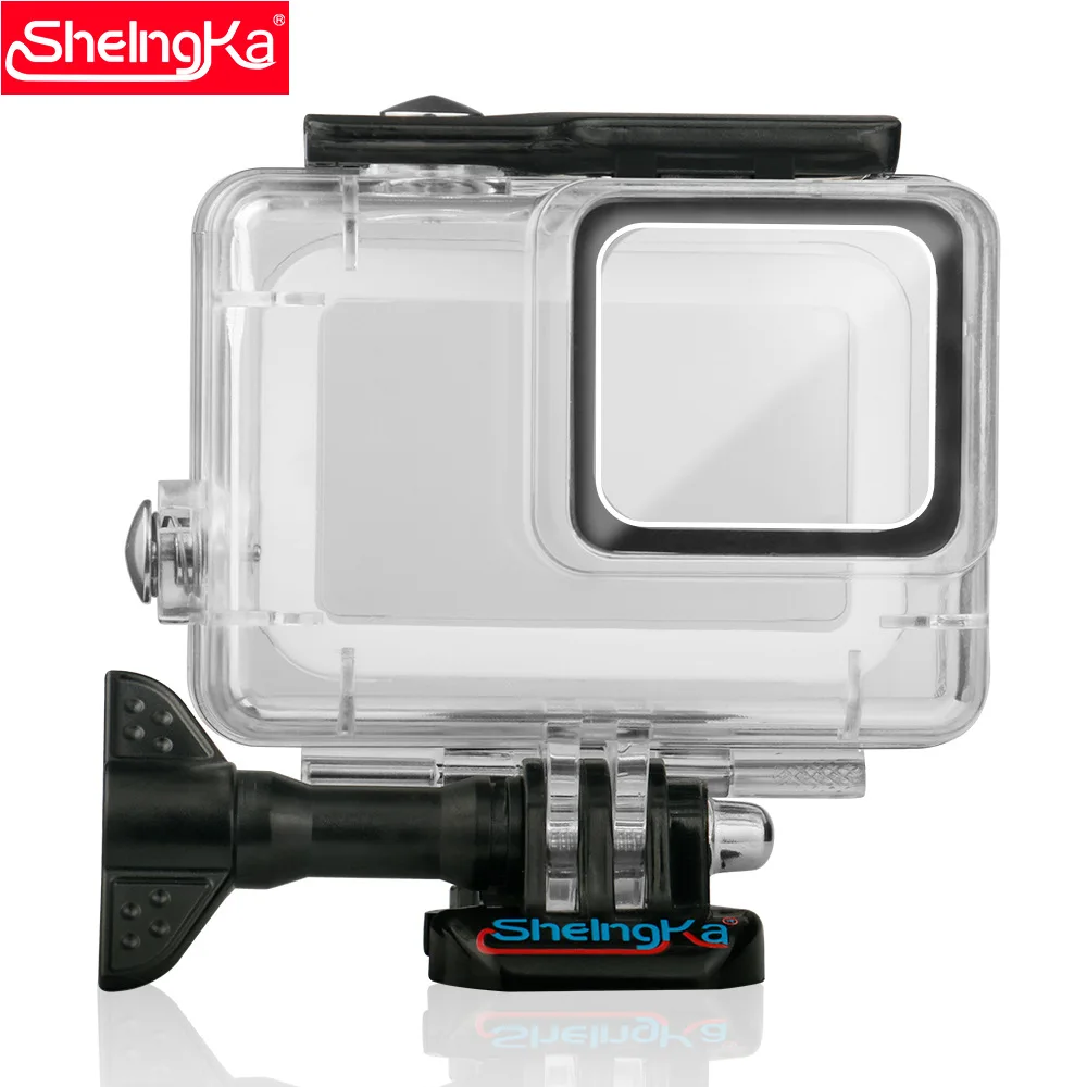 Водонепроницаемый корпус для GoPro HERO7 белый/серебристый, водонепроницаемый защитный корпус 45 м для Go Pro 7 аксессуары для экшн-камеры