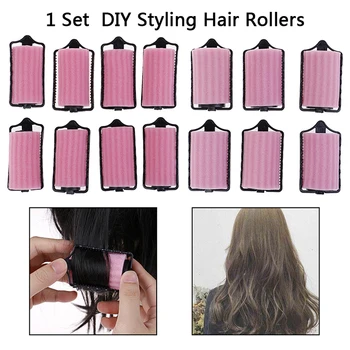 

6/8Pcs Hair Curler Roll Magic Sponge Foam Cushion Hair Care Styling Stick Rollers DIY Hair Curler Twist Tool