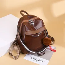 Стиль пушистая лента с помпонами Многофункциональный двухцелевой рюкзак женская сумка от производителя торговля импортные товары экспорт на B