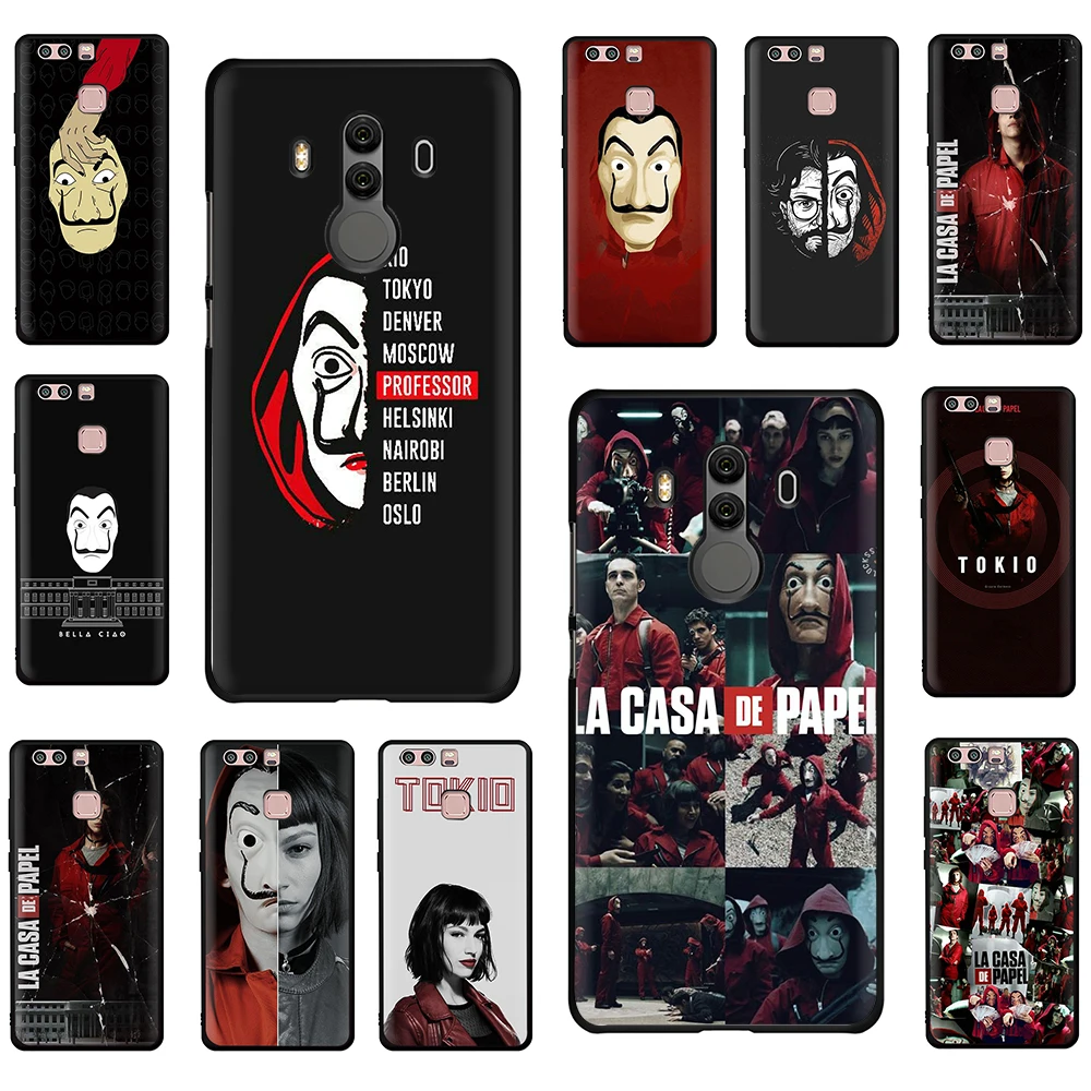 

La Casa de Papel Soft Silicone phone case for Huawei P8 P9 P10 P20 Mate 10 20 Pro Lite Plus Mini P Money Heist