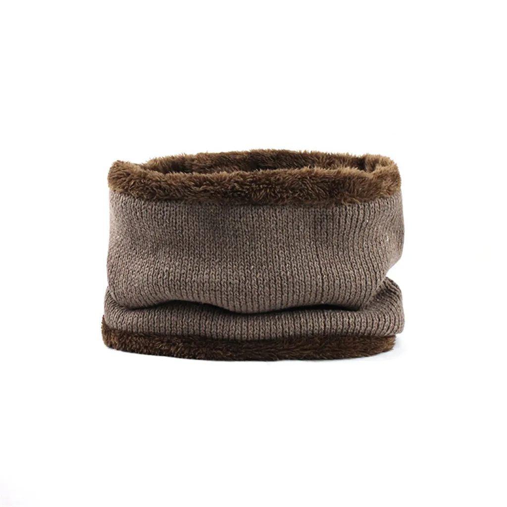Зимние шапки для мужчин шапки бини теплая вязаная шапка Skullies шапка шарф наборы ДОБАВИТЬ Бархатные воротники вязаная шапка модная ветрозащитная