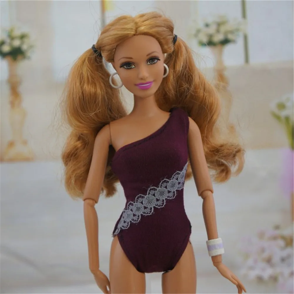 Купальники для кукол пляжная купальная одежда прелестное бикини купальник для Барби Кукла девочка игрушка Мода 1 шт. случайный