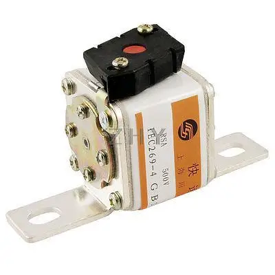 

500V 250A White Ceramic Short-circuit Overload Protection Fast Fuse