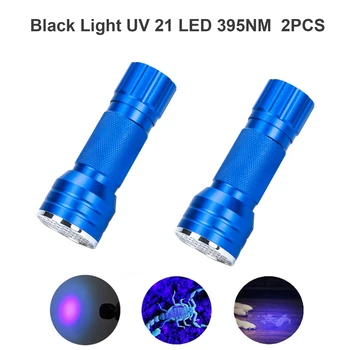 

Led Ultraviolet Flashlight for Fishing and Hunting Portable Lighting Mini Uv Light with Zoom Function Pet Urine Stains Detector