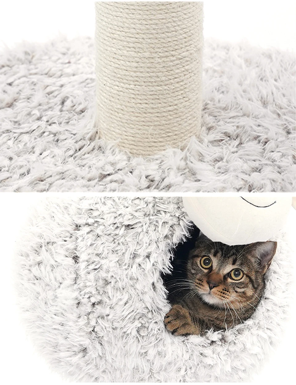 HEYPET кошка альпинистская рама форма овец кошка домик для кошки дерево кошка поцарапанная игрушка мебель для домашних животных поцарапанное деревянное дерево для прыжков кошек