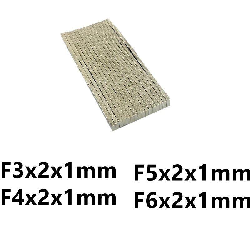 10 50 100 шт./лот магнит 3*2*1 4*2*1 5*2*1 6*2*1 N35 NdFeB магнит 3x2x1 4x2x1 5x2x1 6x2x1 неодимовые магниты для динамиков