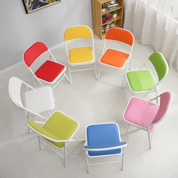 

Training Chair Folding Chair Home Office Chair Conference Chair Training Student Computer Chair Plastic Chair Stool White Stool