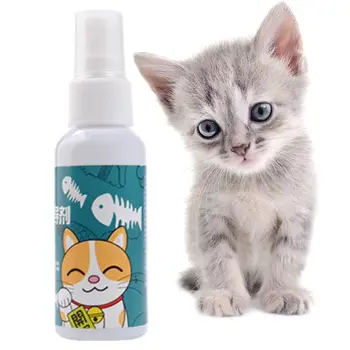 

2020 New 50ml Cat Catnip Spray Pet Training Toy Natural Healthy CatMint Funny Scratch Toy
