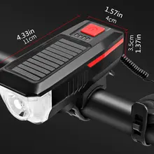 Bicycle-Light Mountain-Bike Cycling-Equipment Charging Night-Riding Glare Solar