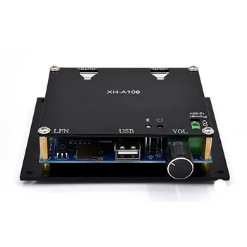 

XH-A106 100W+100W Bluetooth 5.0 TDA7498 Wireless Digital Power amplifier board Stereo Audio AMP amplificador TF Card USB Disk