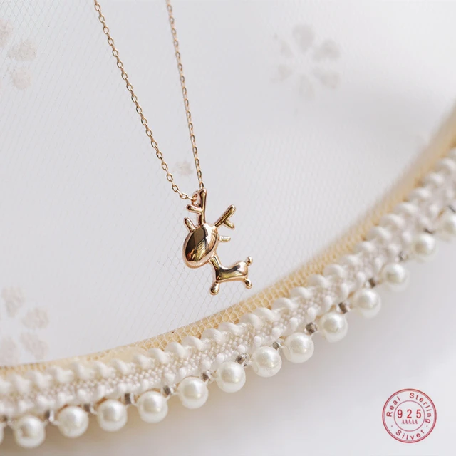 Simple Cute Necklaces Girlfriend  925 Sterling Silver Chain Necklace - 925  Sterling - Aliexpress
