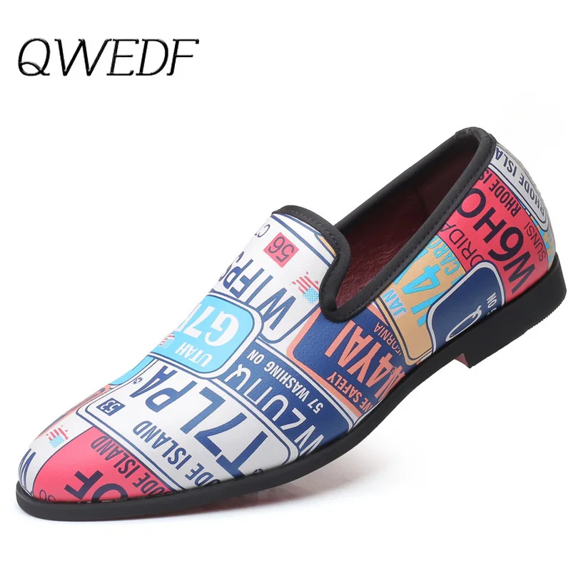 

QWEDF 2019 Men Casual Shoes Luxury Brand Mens Loafers Moccasins Breathable Slip on Black Driving Shoes Big Size 38-48 Z2-30