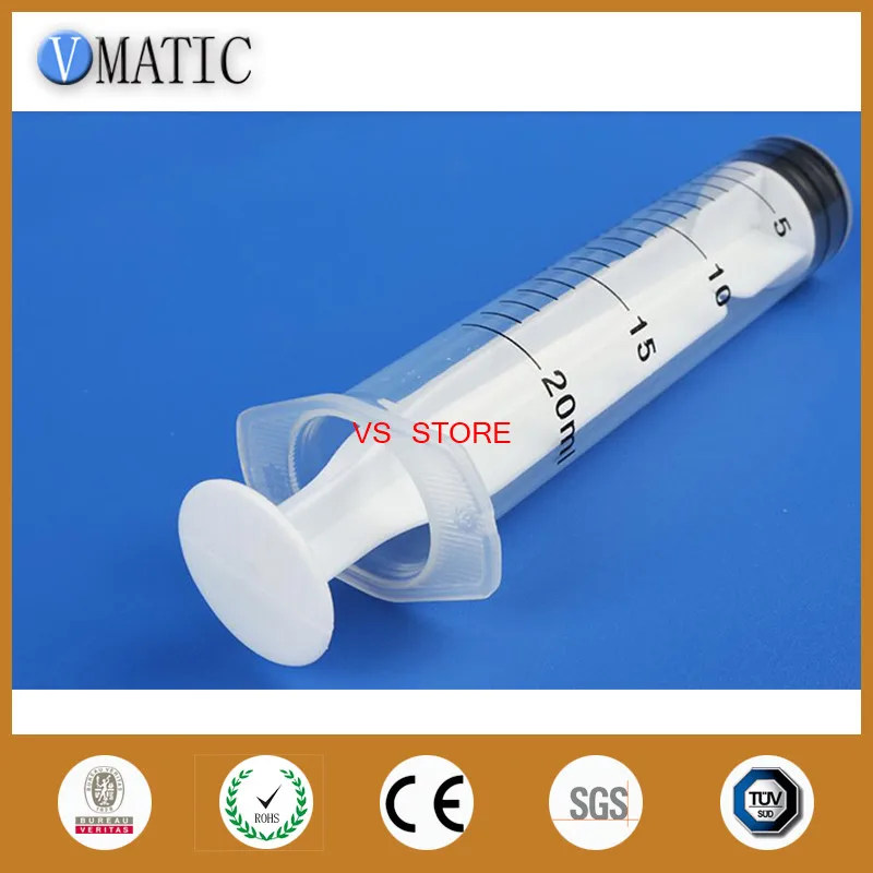 Не стерилизованный 20cc/ml ручной пластиковый шприц