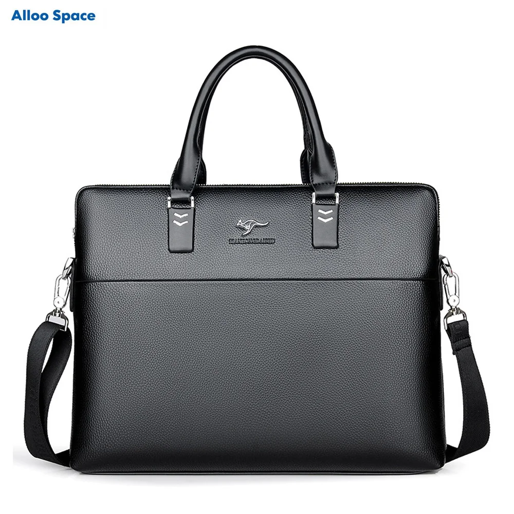

genuine leather men briefcase bag business briefcase messenger real leather cowhide laptop 14 inch handbag men's crossbody tote