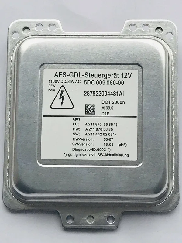 Для MERCEDES A, B, C, E, CL Class AFS GDL HID блок управления головным светом 12V