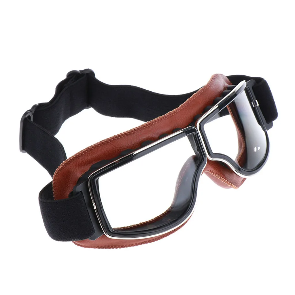 Мотоцикл Dirt Bike ATV Goggles-шлем солнцезащитные очки устойчивые к ультрафиолетовому излучению мотоциклетные очки-(прозрачные линзы