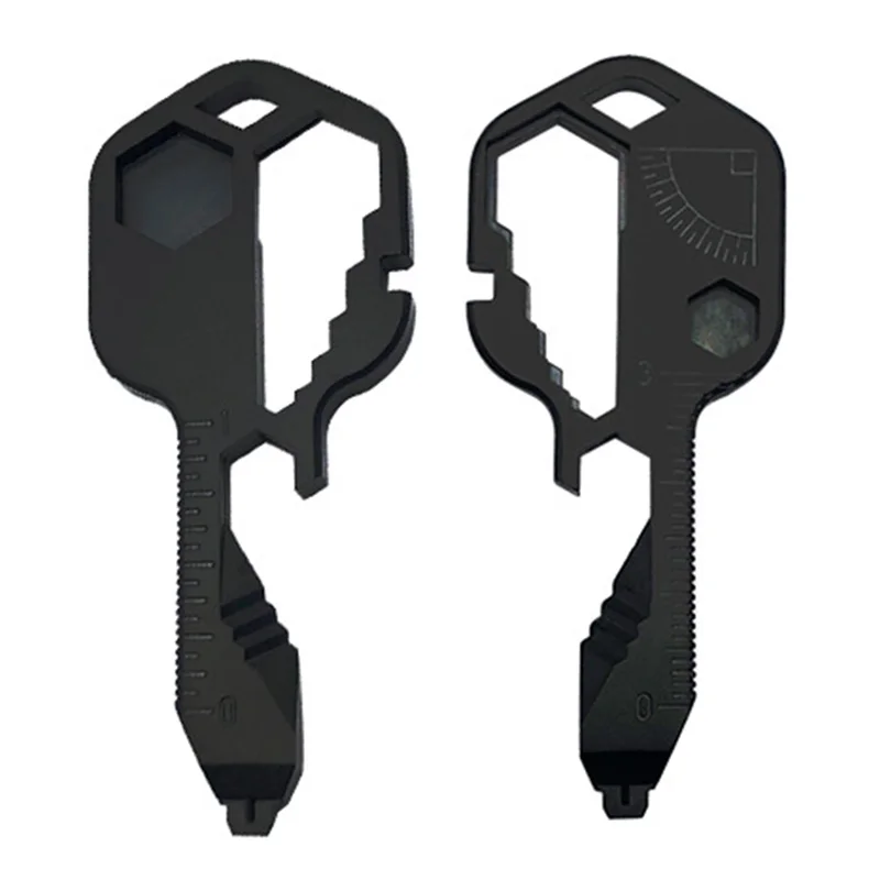 

Novel 24 in 1 Outdoor Multifunctional Tool Key Wrench Screwdriver Box Opener Wire Cut Tool for Camping Shipping