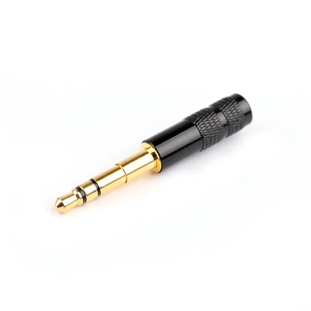 Artudatech 100x Mini 3 5mm Stereo Jack Plug Audio Connector Solder For Headphone BeoPlay H6 H7 Black Parts