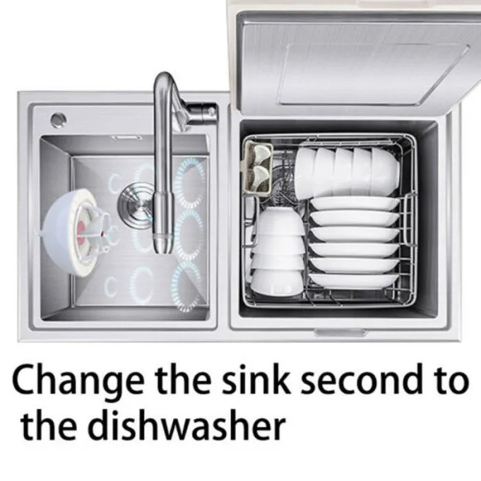 Многофункциональный USB мини-Мойка Посуды машина высокого давления волна посудомоечная машина очиститель VJ-Drop