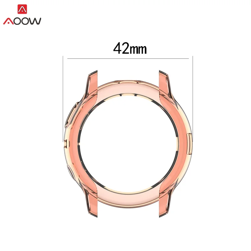 Protective Case for Samsung Galaxy Watch Active 2 Ultra-Thin Full Cover Shell Frame 40mm 44mm Watch Case R830 R820