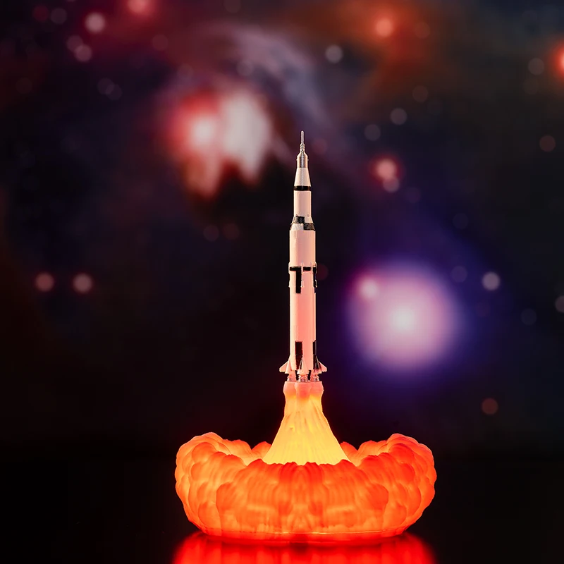  2019 New Dropship 3D Print Space Shuttle Lamp NIght Light For Space Fans Moon Lamp Rocket Lamp As R - 33021556171