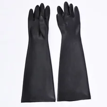 Толстые Экстра-большие антихимические противообрастающие коррозионные перчатки для безопасности труда кислота для промышленных лабораторных резиновых перчаток