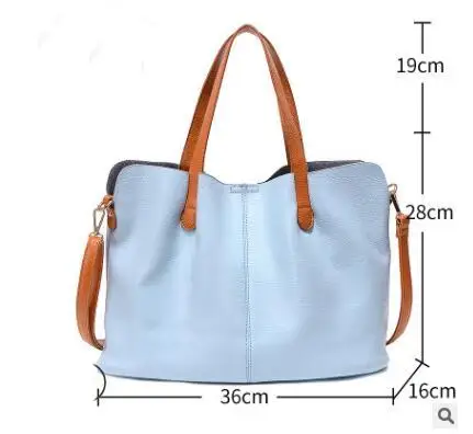 Женская сумка, женские кожаные сумки, роскошные дизайнерские сумки, сумки, bolsa feminina bolso mujer sac a основной, новинка, сумка через плечо - Цвет: blue big