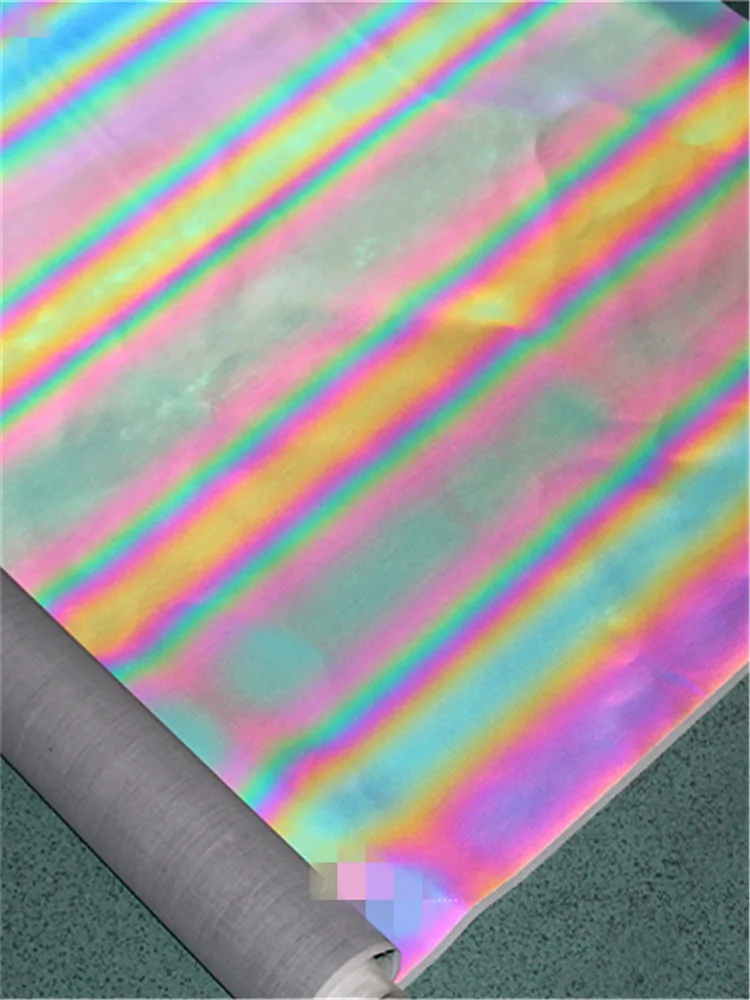 50*140 см/pieceLaser dazzle радио излучение отражающая ткань знаменитости douyin сценический фон Одежда diy ткань