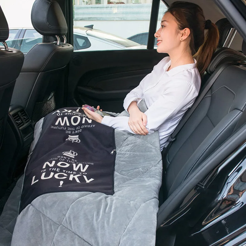 

1pc Pillow Quilt Dual-Purpose Blanket Car Load Back Cushion Sofa Pillow Two-in-One Office Nap Break Artifact Cushion Quilt