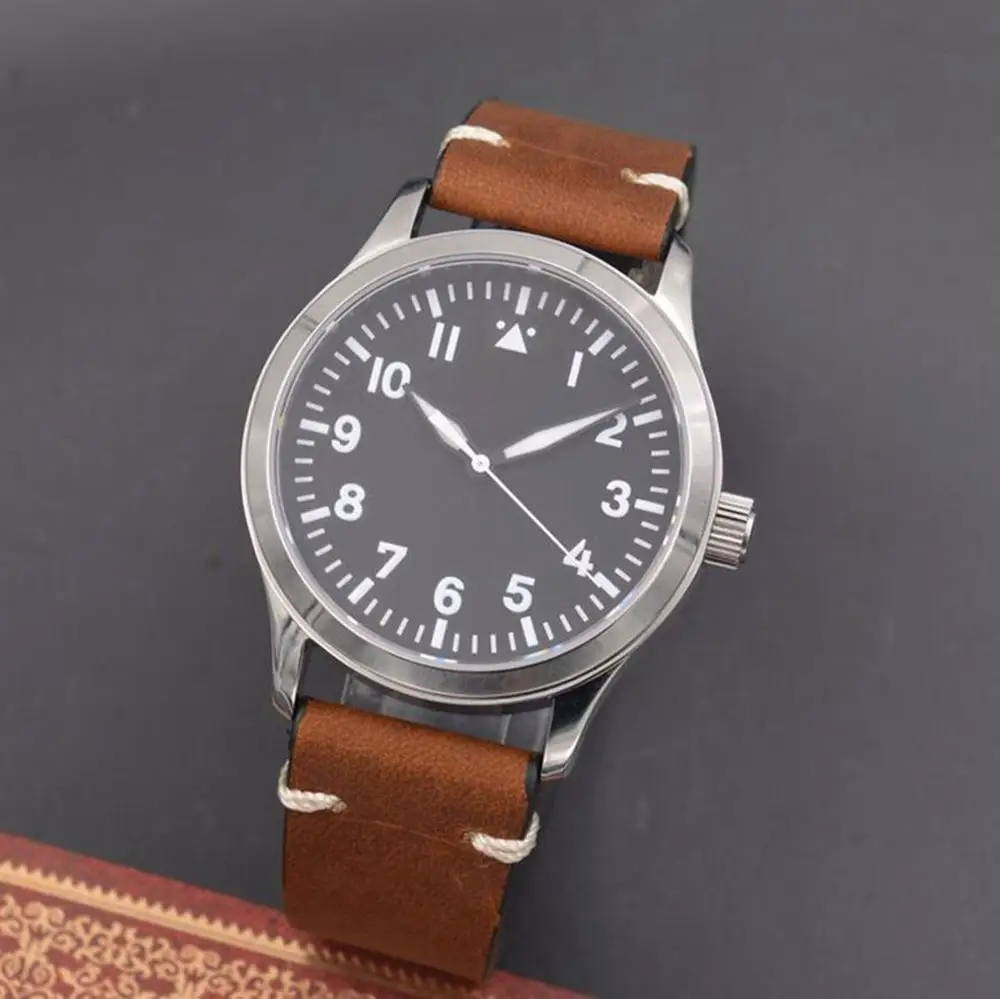 

Corgeut Men Watches Military AutomaticLuxury Brand Sport Design male Clock Leather Self Wind Mechanical Men's Wristwatch