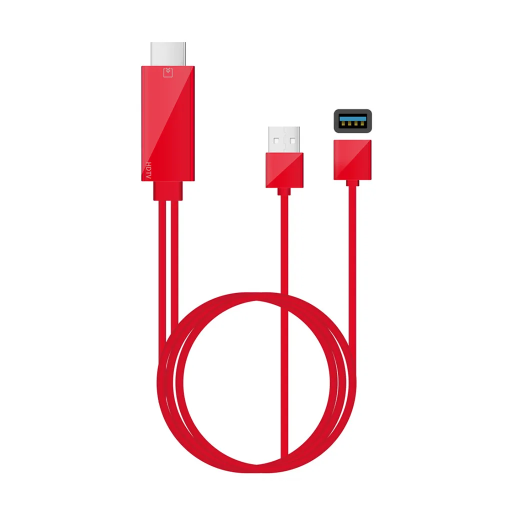 HDMI кабель для USB в HDMI адаптер конвертер av-кабель HD ТВ телефон профессиональные аксессуары HDMI адаптер кабель
