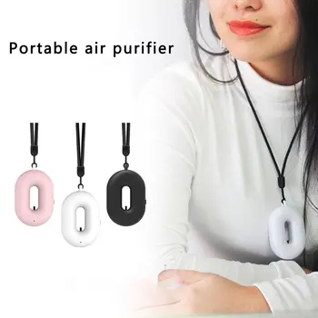 

Sterilize PM2.5 Air Purifier Necklace Mini Portable USB Air Cleaner Negative Ion Generator Low Noise Air Freshener