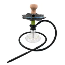 Высококачественный портативный дорожный кальян, маленький кальян, набор трубок с наргиловым шлангом, керамические чаши, щипцы, поддон для угля, аксессуары для кальяна