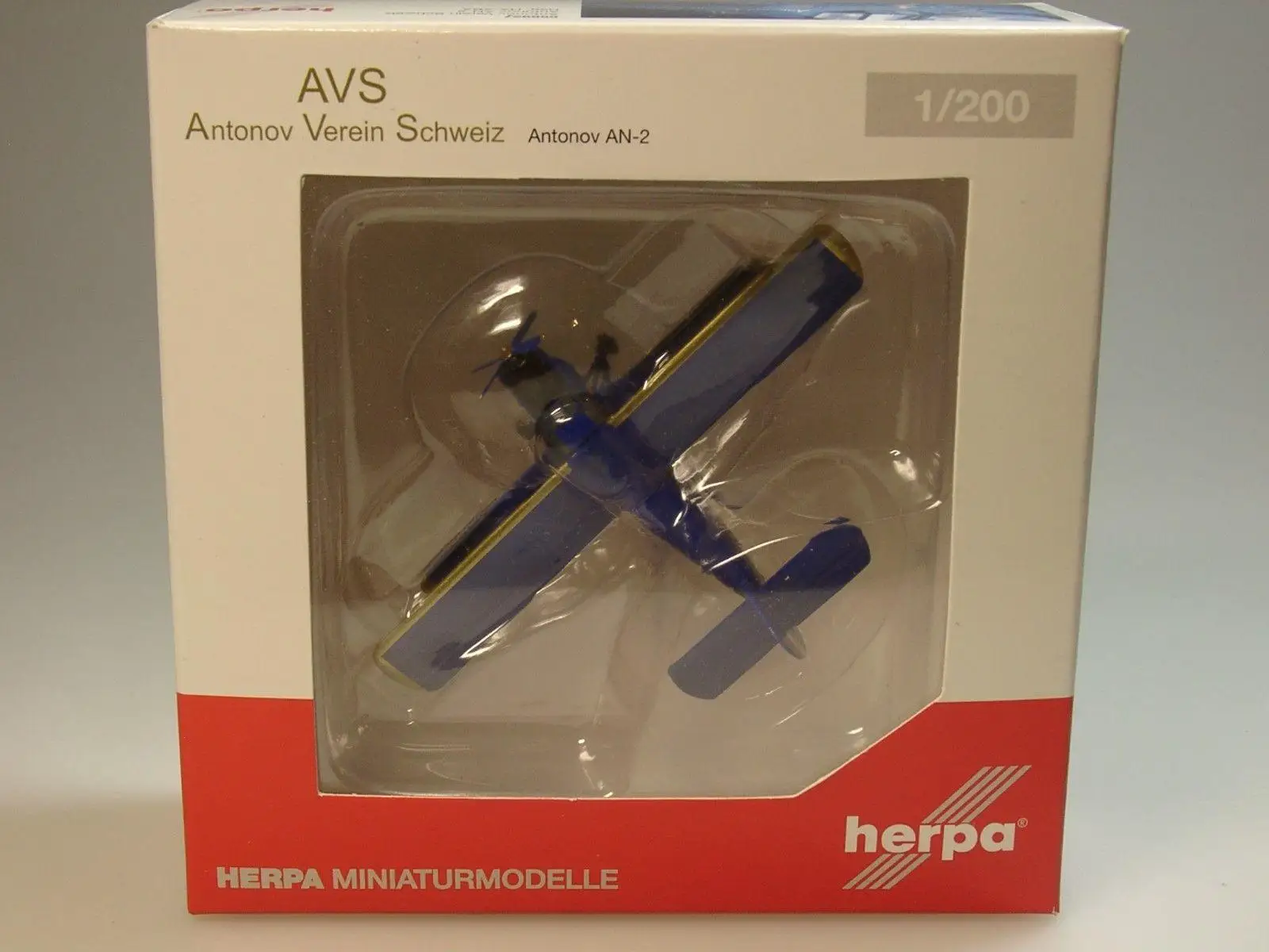 Herpa Венгрия Антонов Verein Schweiz ан-2 1/200 литья под давлением модель самолета