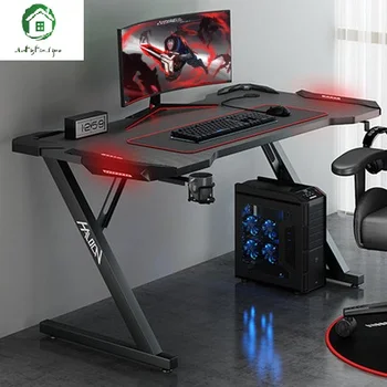 

Competition table and chair combination set simple net red small table bedroom desktop game table home computer table long desk