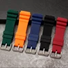 22mm Silicone Sport Strap Watchband Green Men Women Waterproof Rubber Replacement Bracelet Band Belt Watch Accessories for Seiko ► Photo 3/6