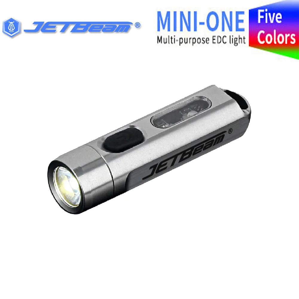Jetbeam MINI ONE Flash светильник пять цветов многоцелевой EDC Тип с портом типа C