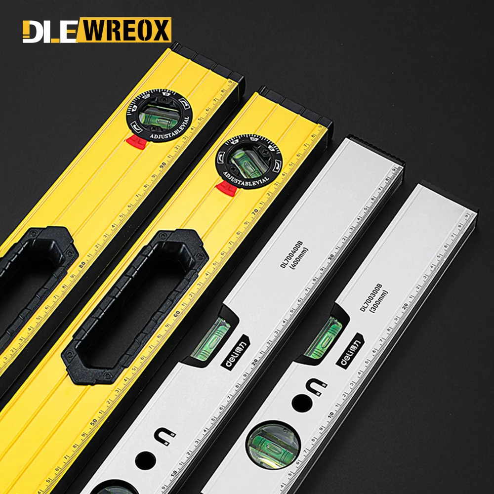 

DELI High Precision Strong Magnetic Spirit Level Digital Inclinometer Protractor Adjustable Goniometer Angle Slope Meter Ruler
