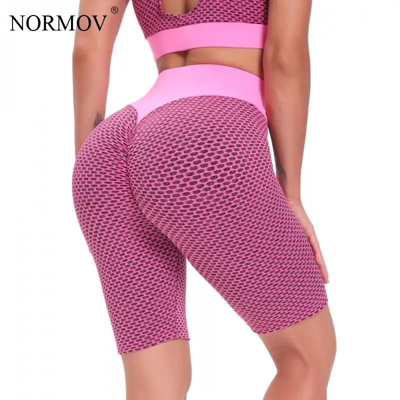 

NORMOV High Waist Leggings Women Anti Cellulite Femme Sports Leggings Breathable Comfort Women Legging Push Up