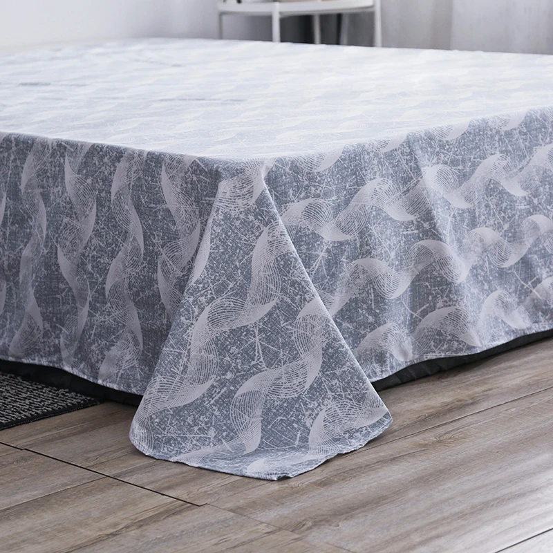 Цветочный Лист Печать Свадебные подарки постельные принадлежности наборы плоский лист, наволочка и пододеяльник без одеяла